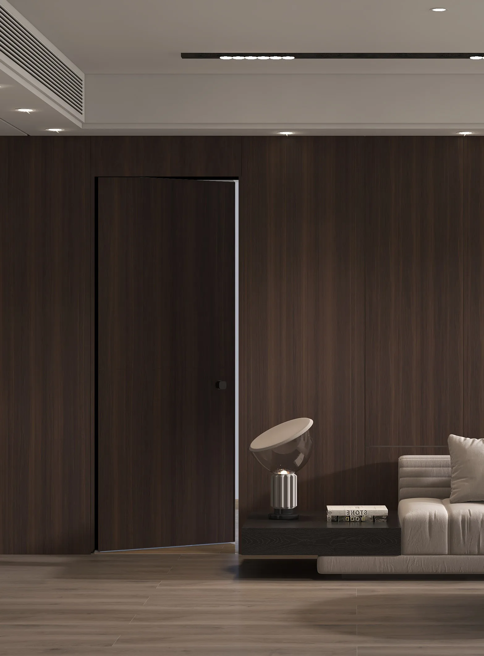 DZ05AF-J011 Aluminium Wooden Door