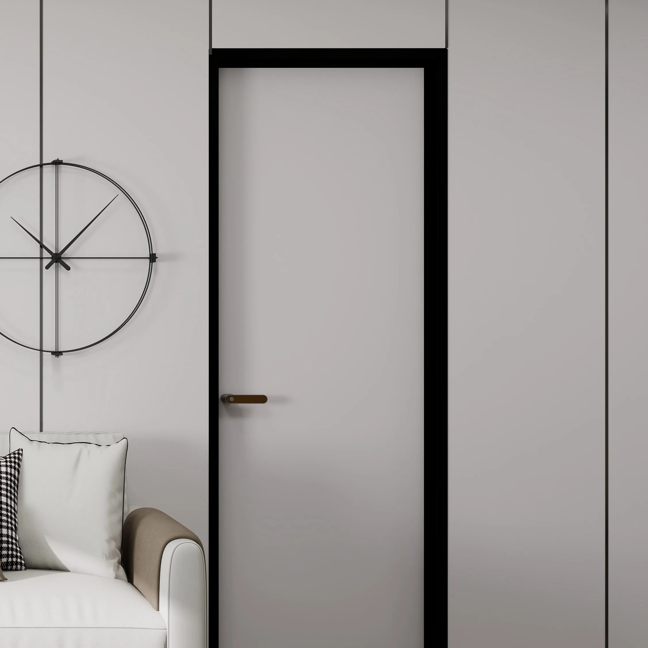 DM25AC-J949 Aluminium Wooden Door