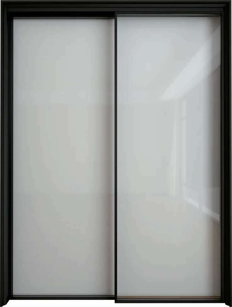Aluminum Frame Wooden Sliding Door - DZ02B-013
