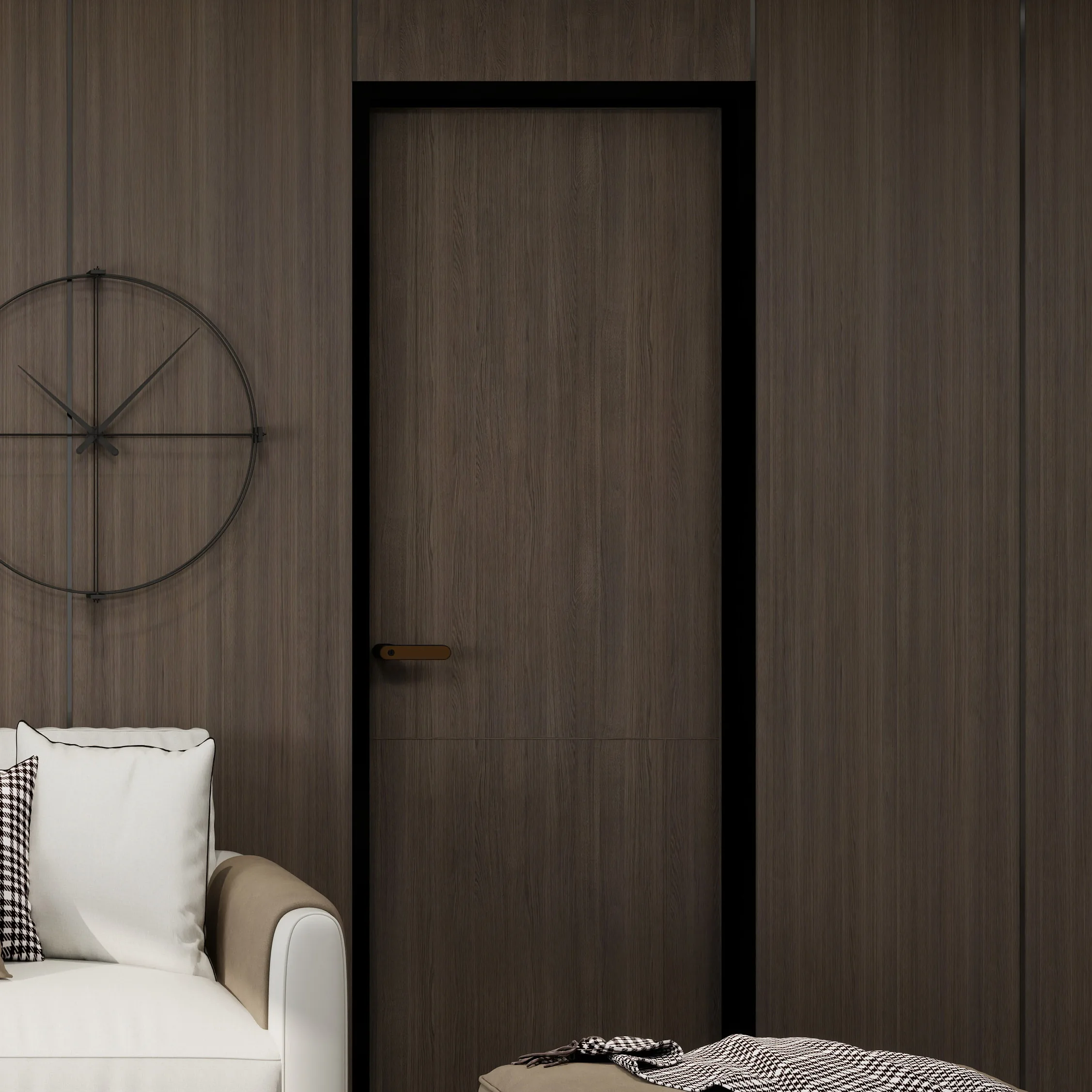 DZ05AF-J014 Aluminium Wooden Door