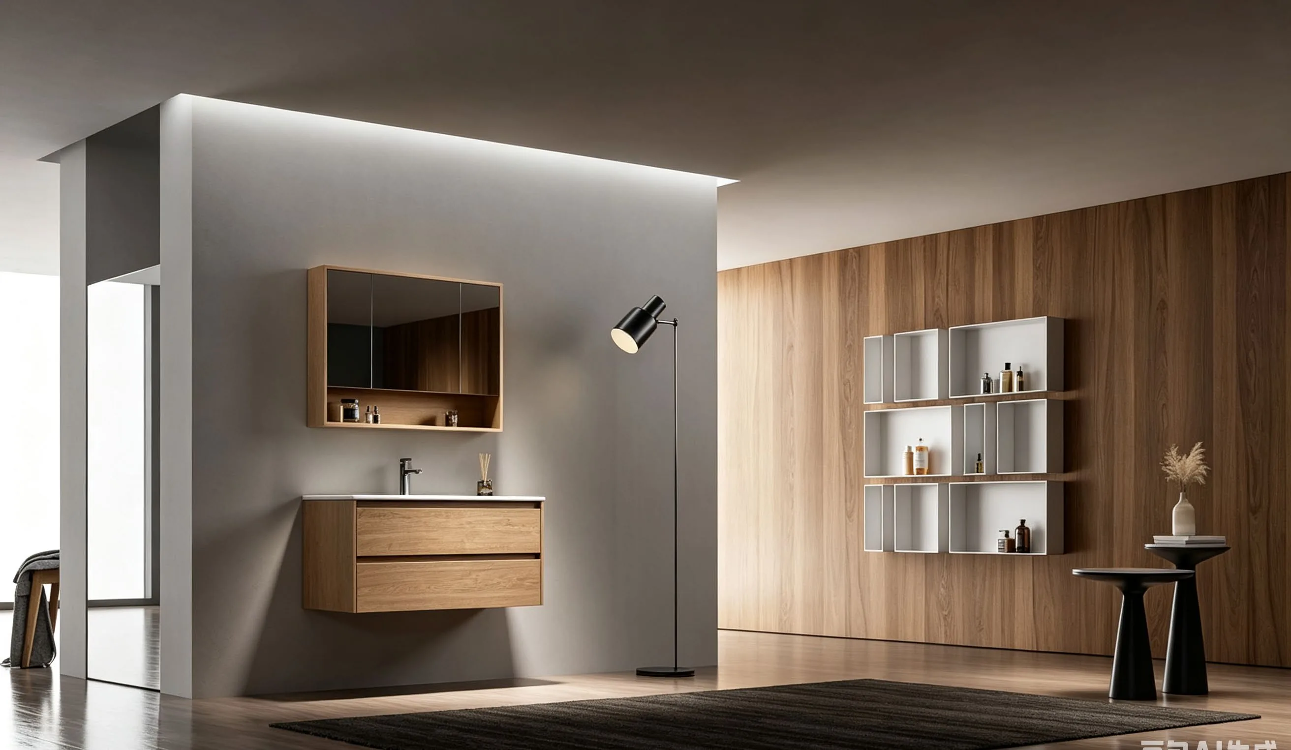 Plaid Grey Oak (ZQM-344)